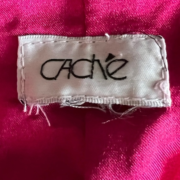 Cache fushia pink strapless dress size M/L - Picture 11 of 15